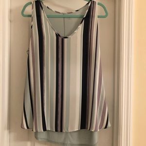 L Mixed Media Hi-Lo Loft Outlet Tank